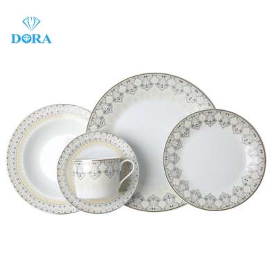 Cheap Plate Ceramics Bone China Home Goods Dinnerware Sets