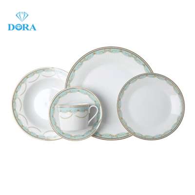 factory supplier popular dinner set customized design dishes plates