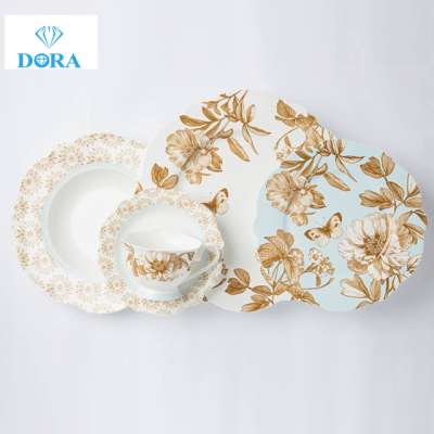 Fast delivery low price dubai tableware for hotel and dining room