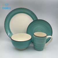 low price 16pieces restaurant plates dinnerware